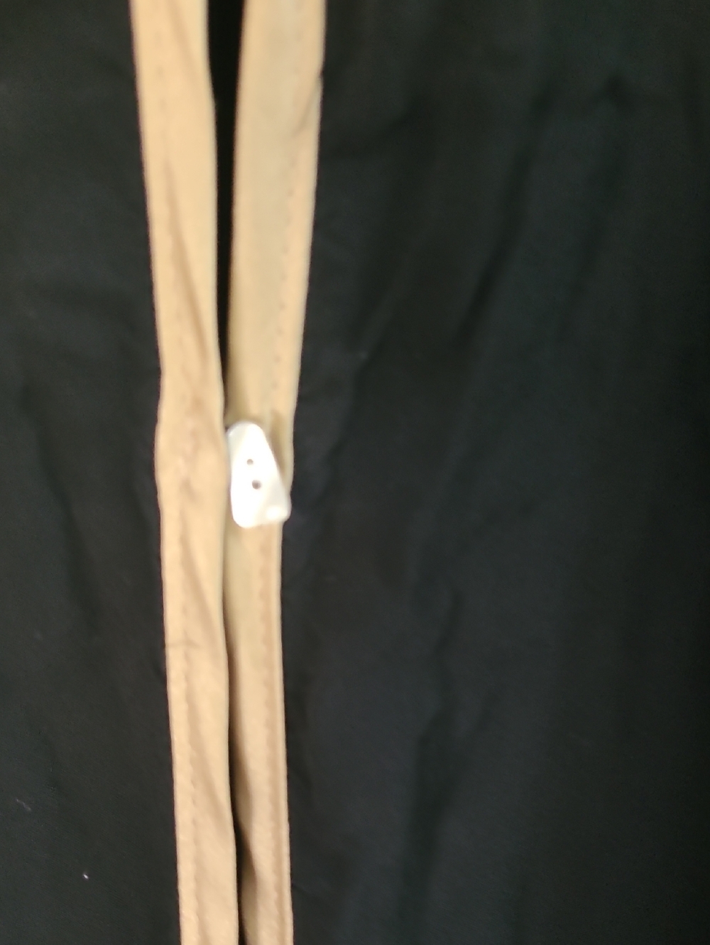 Black Embroidered 100% Cotton Long Boho  Beach Cover with Gold Trim One Size - Picture 3 of 7